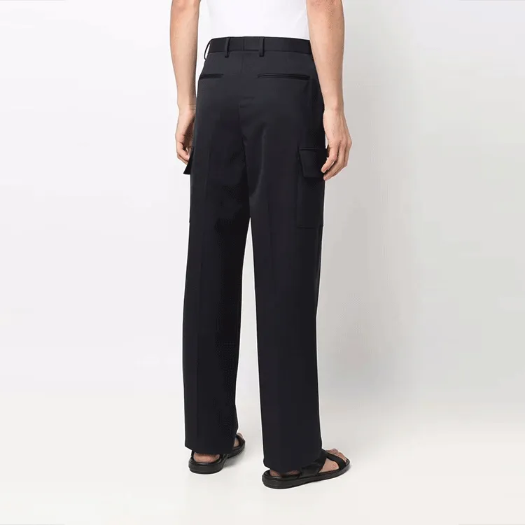 Valentino Suit Trousers Men Black-3