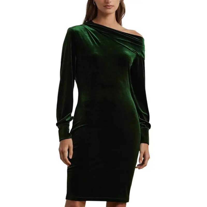 Ralph Lauren Long Sleeved Dress Women's Green-1