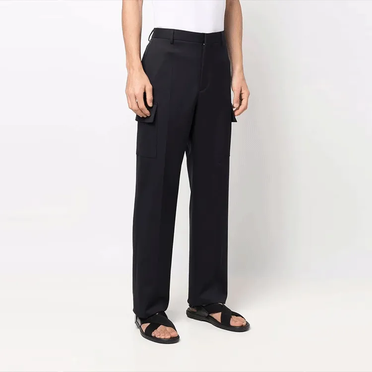 Valentino Suit Trousers Men Black-2