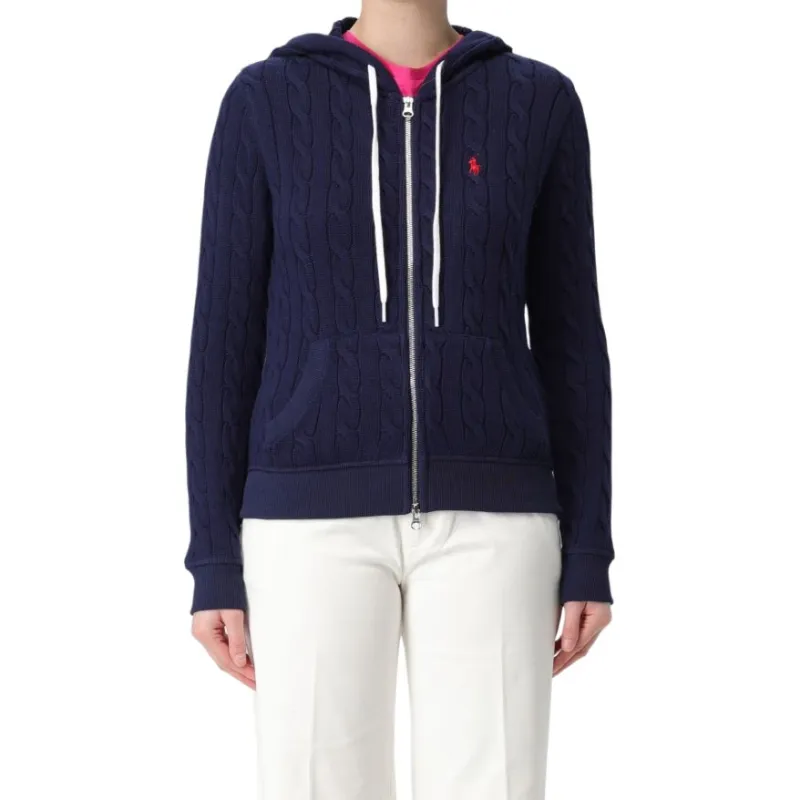 Polo Ralph Lauren Cable Knit Full Zip Hoodie-3