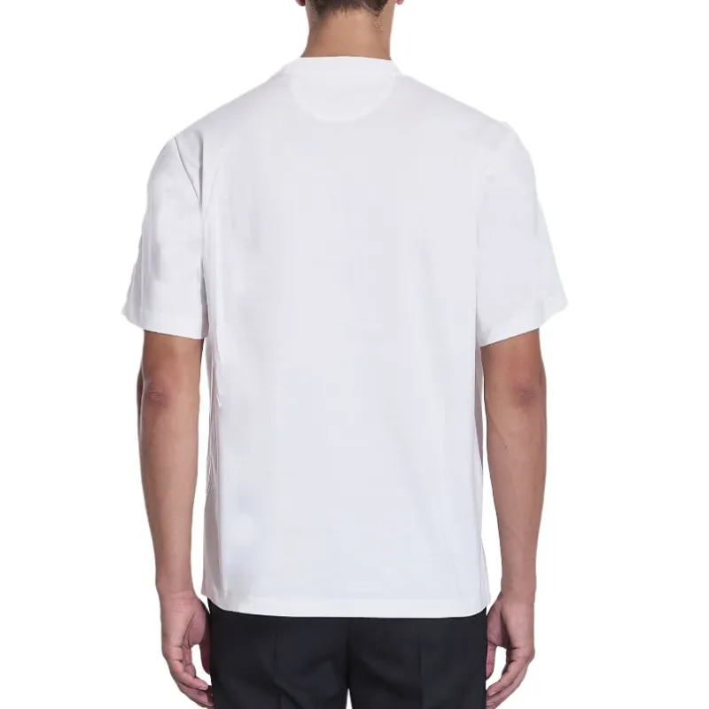 FENDI Monogrammed Pocket Crewneck T Shirt-3