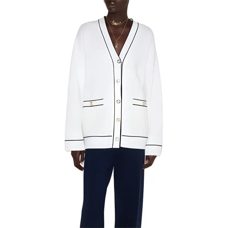 GUCCI Fine Knit Cardigan-2