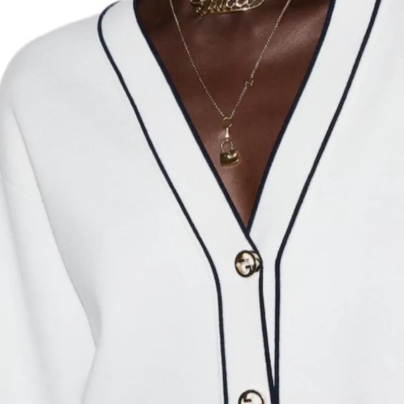 GUCCI Fine Knit Cardigan-4