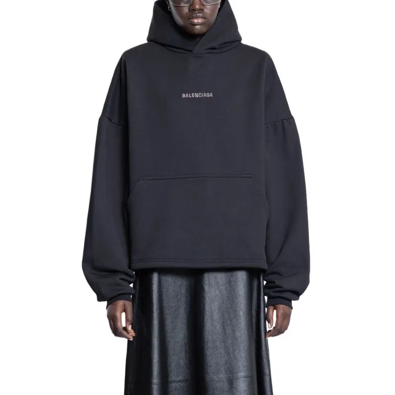 Balenciaga Logo Embellished Hoodie-2
