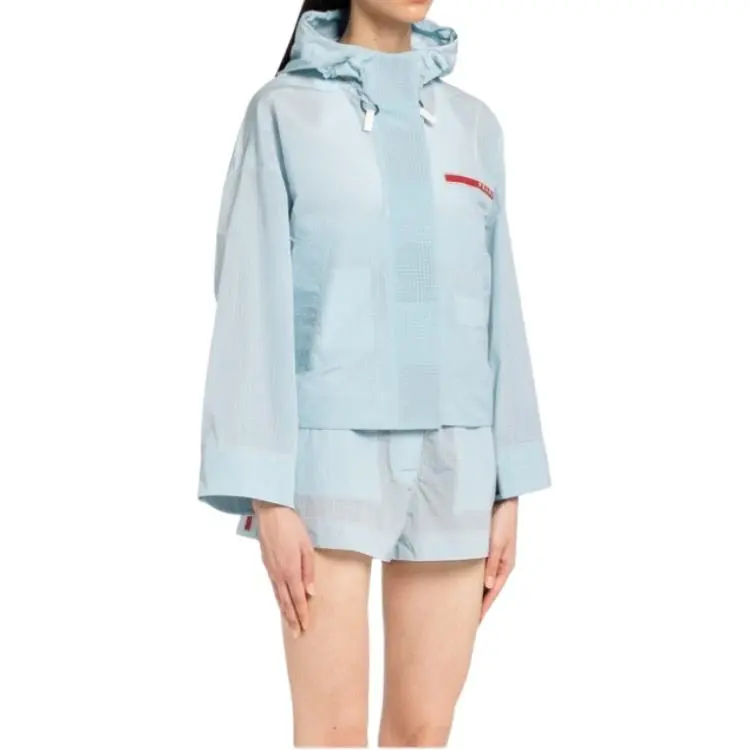 PRADA Jackets Coats Women's Light Blue-4