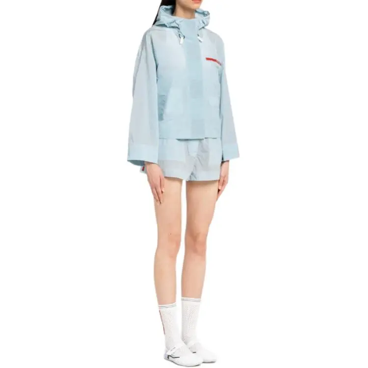 PRADA Jackets Coats Women's Light Blue-3