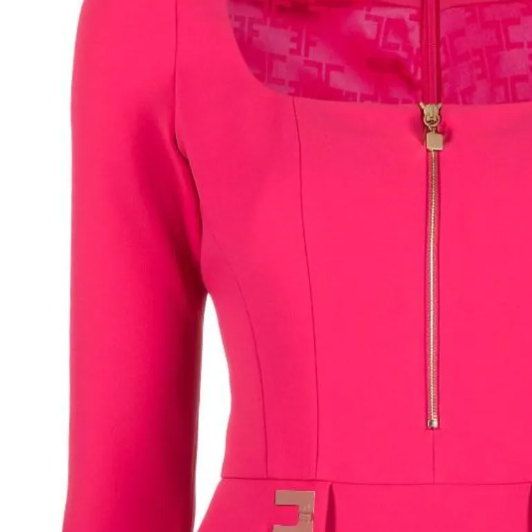 Elisabetta Franchi SS24 Long-Sleeved Dresses Women's Pink-2
