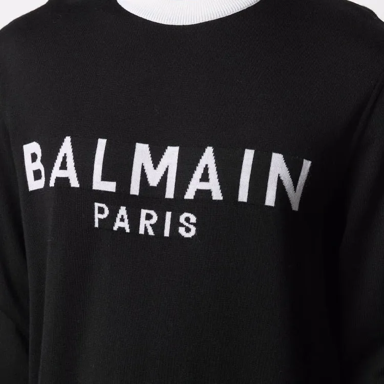 BALMAIN Sweaters Men Black-4