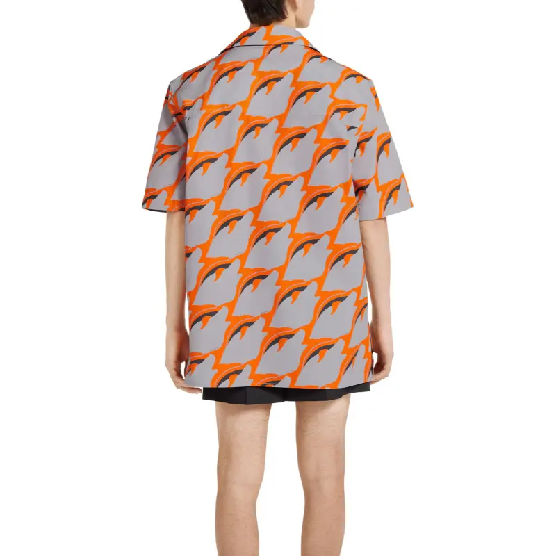 GUCCI Shirts Men Orange-3