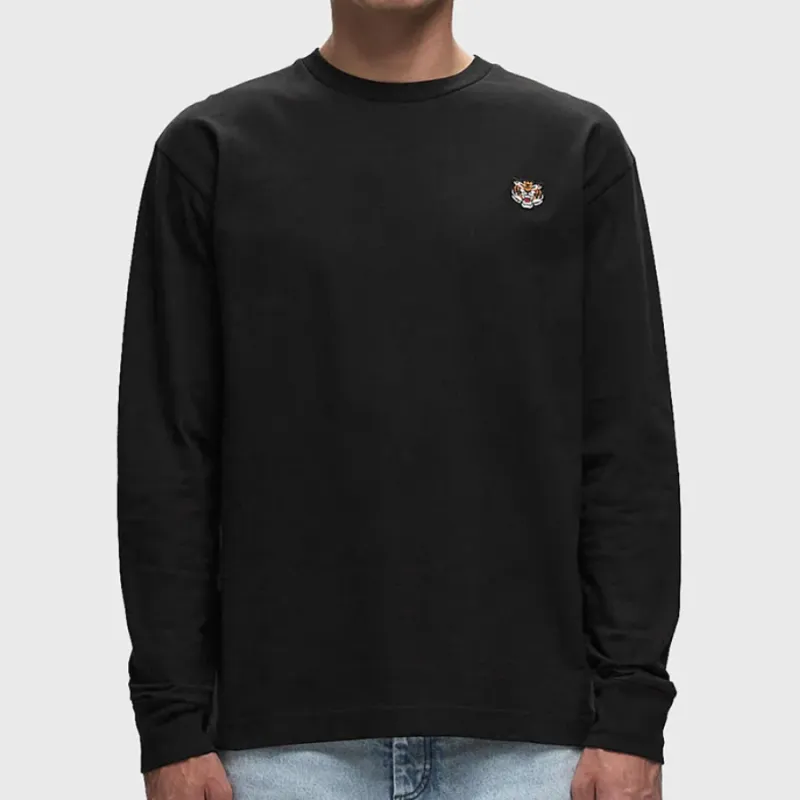 KENZO Lucky Tiger Embroidered Long Sleeved T-Shirt-2