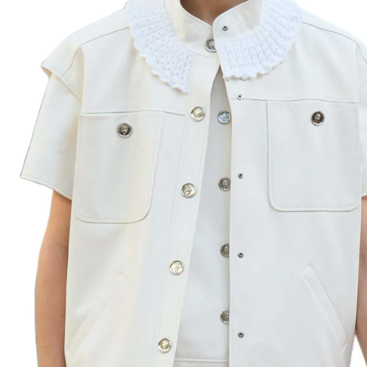 CHANEL 25S Spring Summer Collection Tank Top Women's White-3