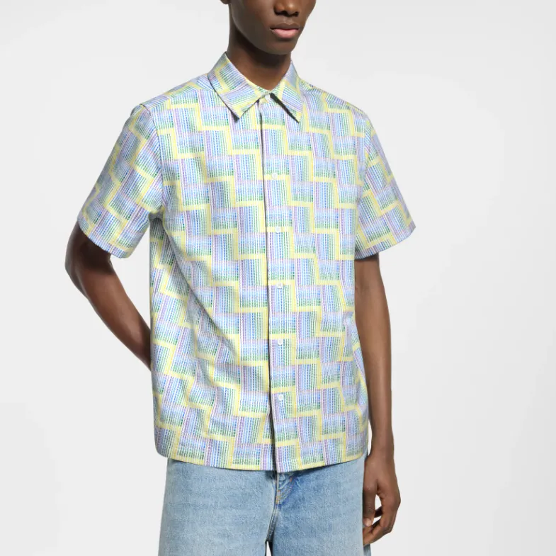 LOUIS VUITTON SS25 Spring Men's Collection Shirt Men's White-3