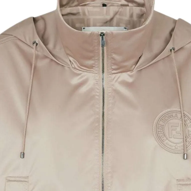 FENDI Logo patch Jacket-4