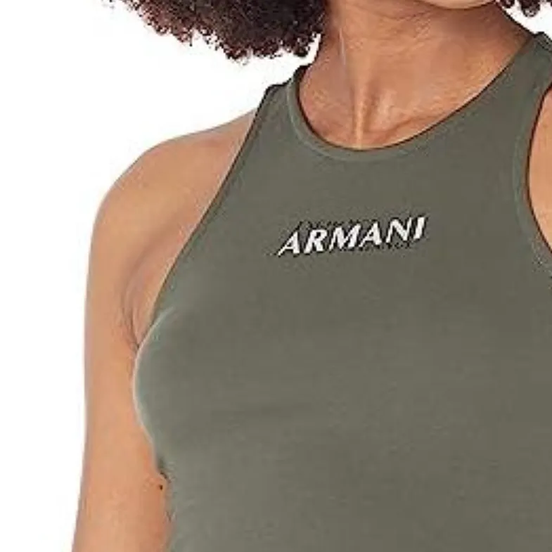 ARMANI EXCHANGEAE SS23 Tank Top Women's Green-4