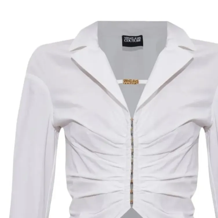 VERSACE JEANS COUTURE Ruched Front Top-4