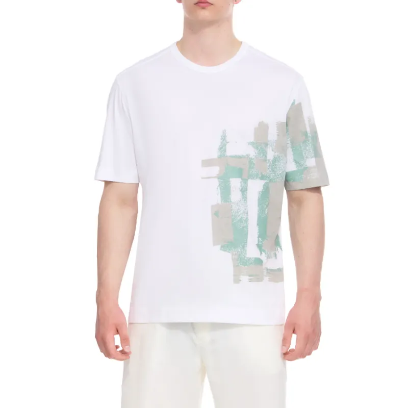 Zzegna T Shirts Men White-2