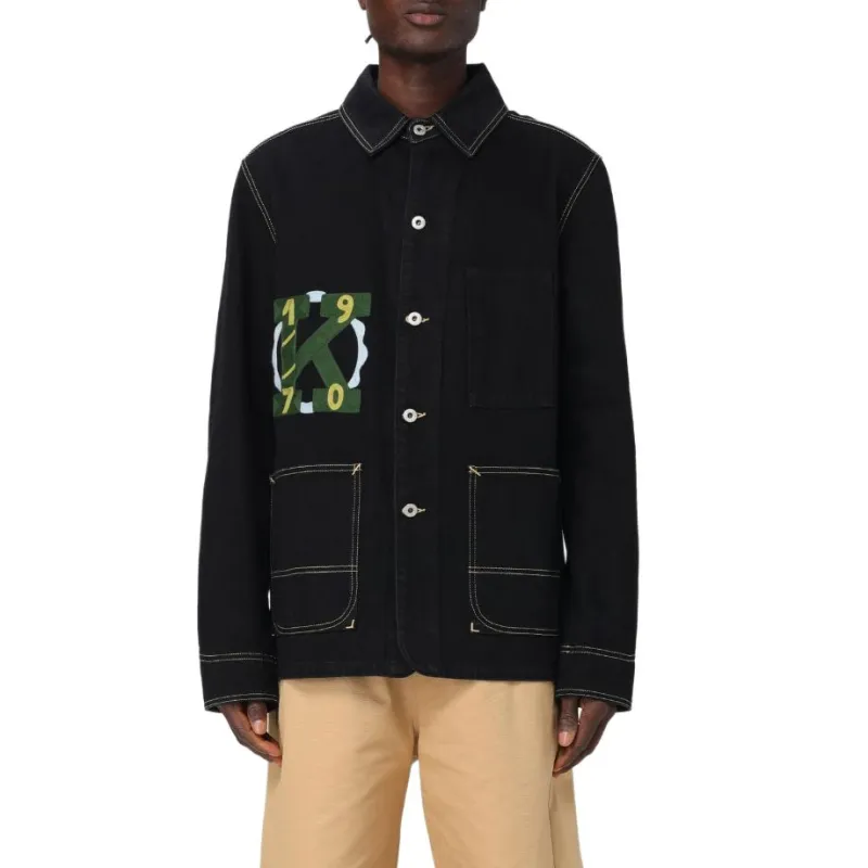 KENZO Graphic Printed Denim Jacket-2