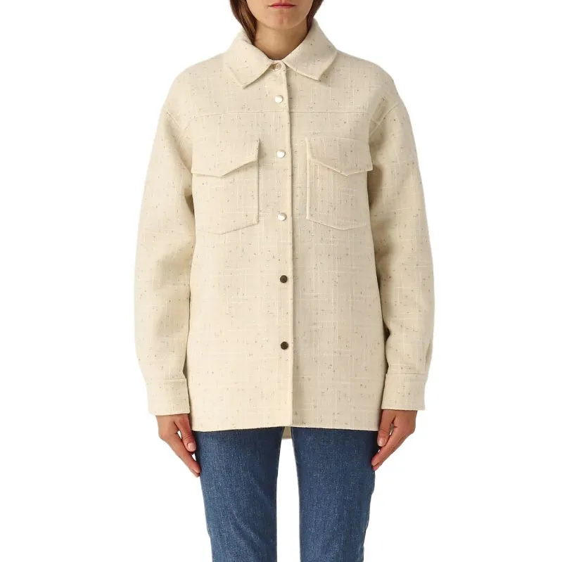 MC2 Saint Barth Wooly Tweed Sequinned Chantel Jacket-3