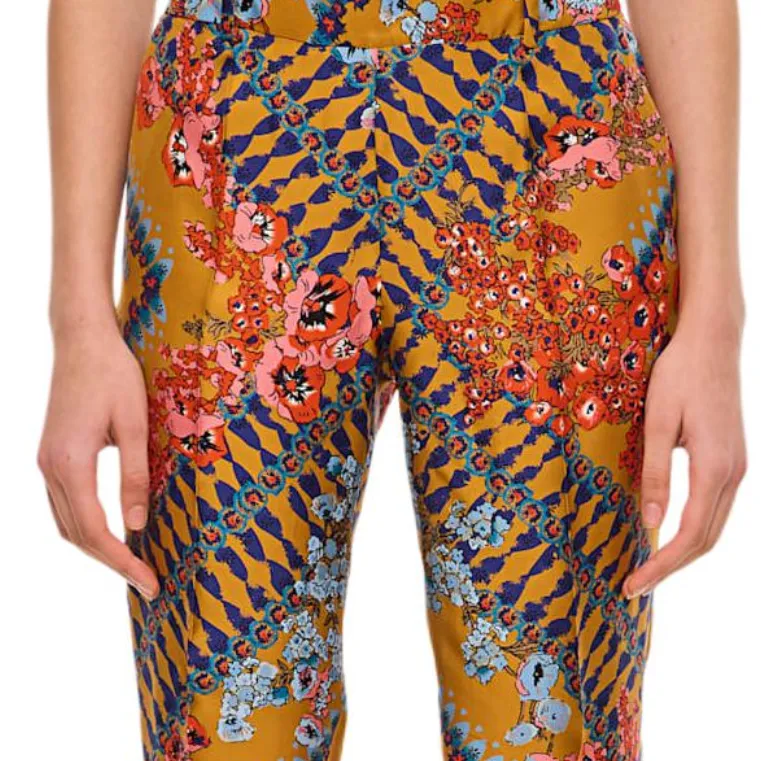 Alberto Biani Casual Pants Women's Gold-3