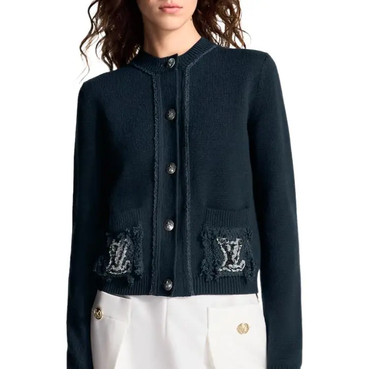 LOUIS VUITTON Knitwear Women's Marine Blue-1