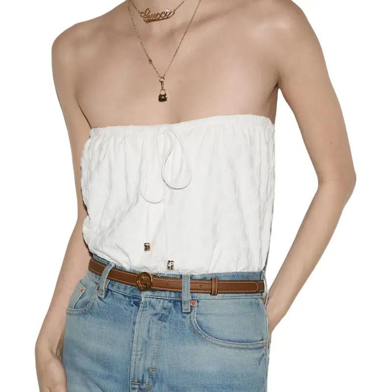 GUCCI FW25 One piece Swimsuit Women's White-6