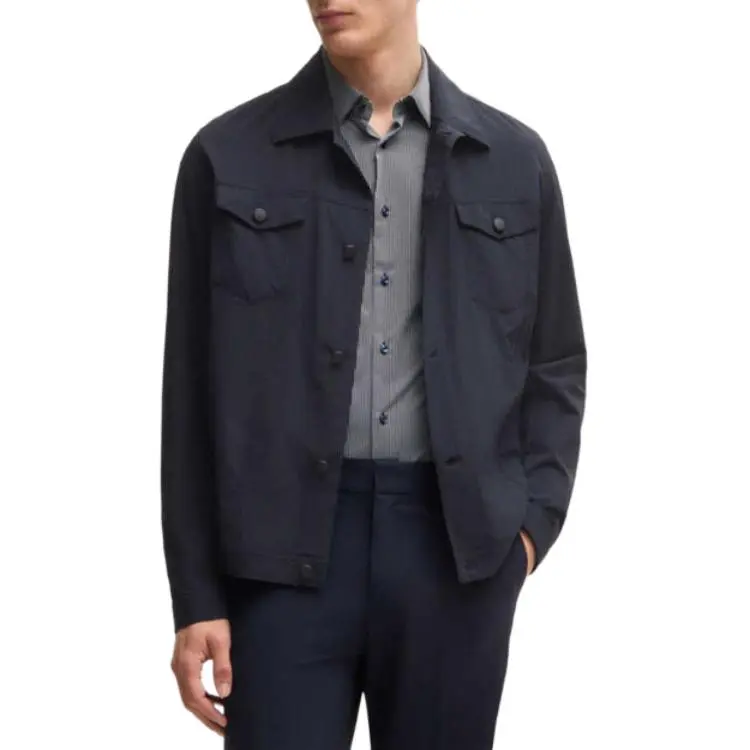 HUGO BOSS Jackets & Coats Men's Dark Blue-2