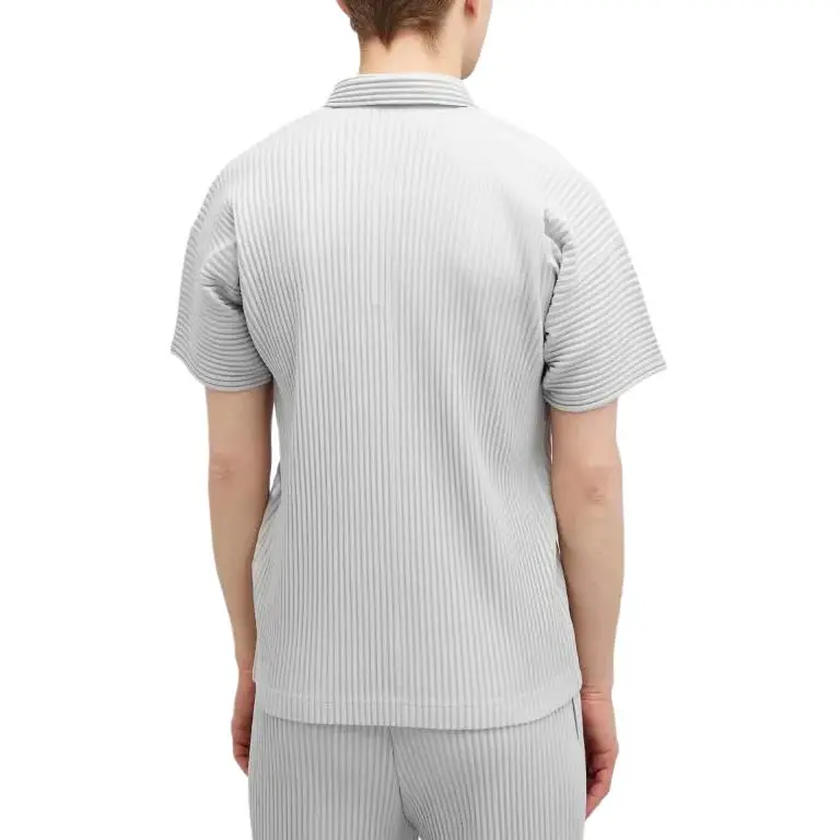 ISSEY MIYAKE Polo Shirt Men's Gray-3