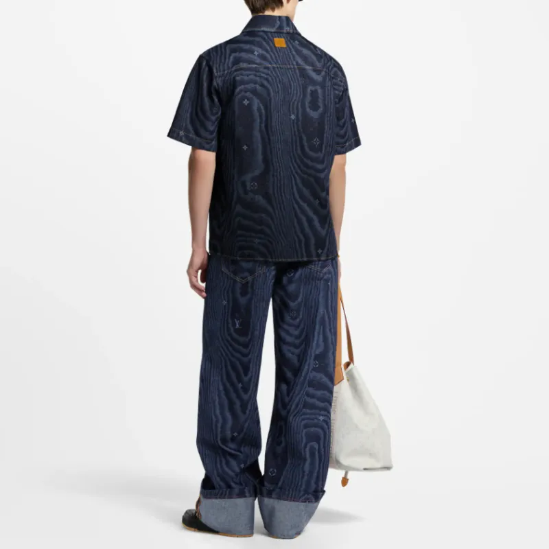 LOUIS VUITTON Short Sleeved Denim Shirt-2
