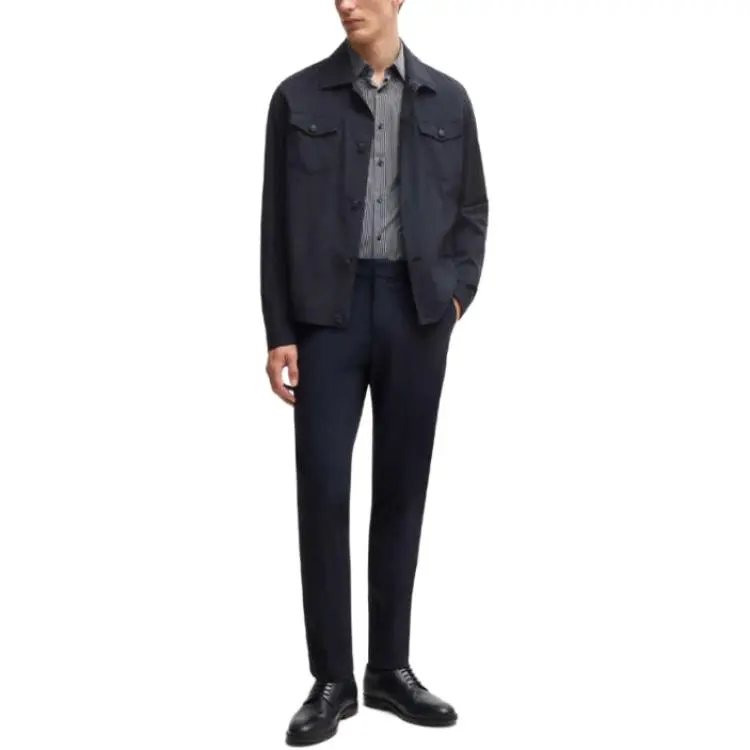 HUGO BOSS Jackets & Coats Men's Dark Blue-1
