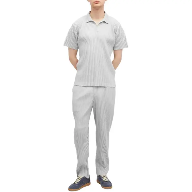 ISSEY MIYAKE Polo Shirt Men's Gray-1