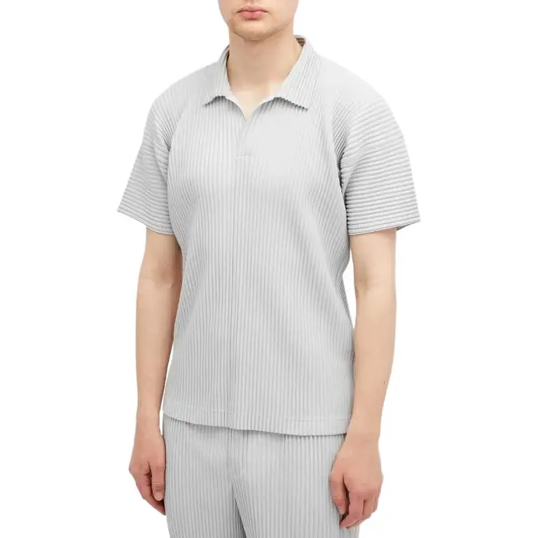 ISSEY MIYAKE Polo Shirt Men's Gray-2