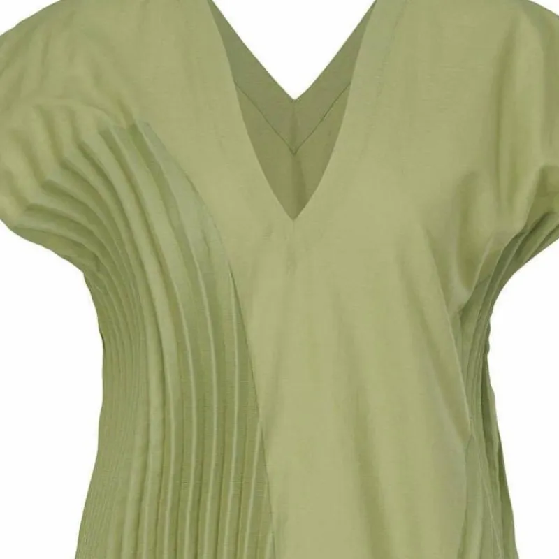 ISSEY MIYAKE SS22 T Shirt Women's Light Green-2
