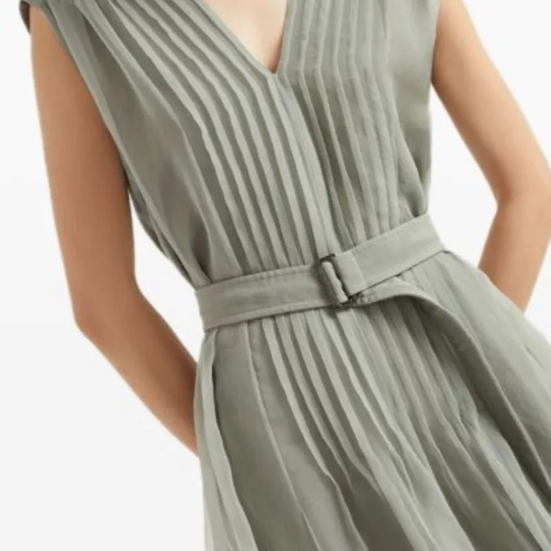 Brunello Cucinelli Monili Pleated Dress-4