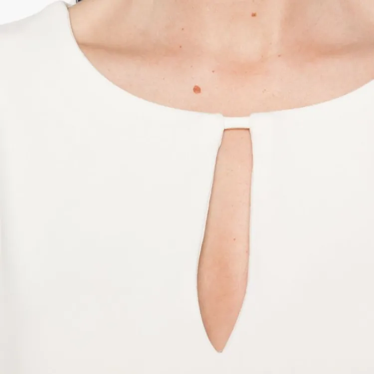 Alberto Biani Keyhole neck Blouse-4