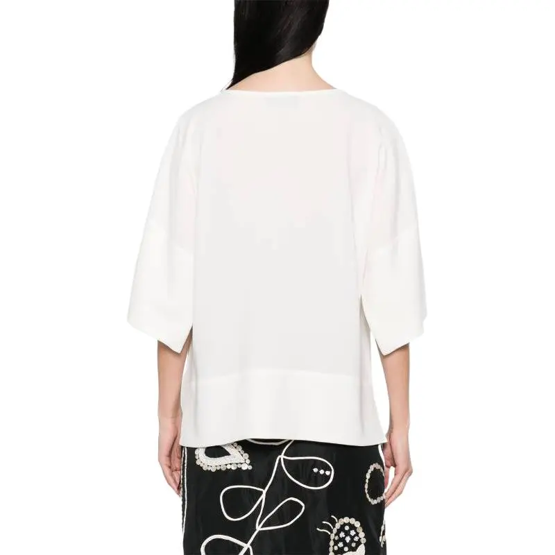 Alberto Biani Keyhole neck Blouse-2