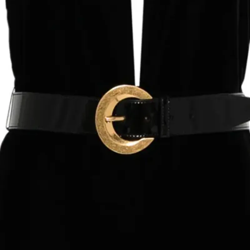 TOM FORD Stretch Velvet Belted Jumpsuit-4