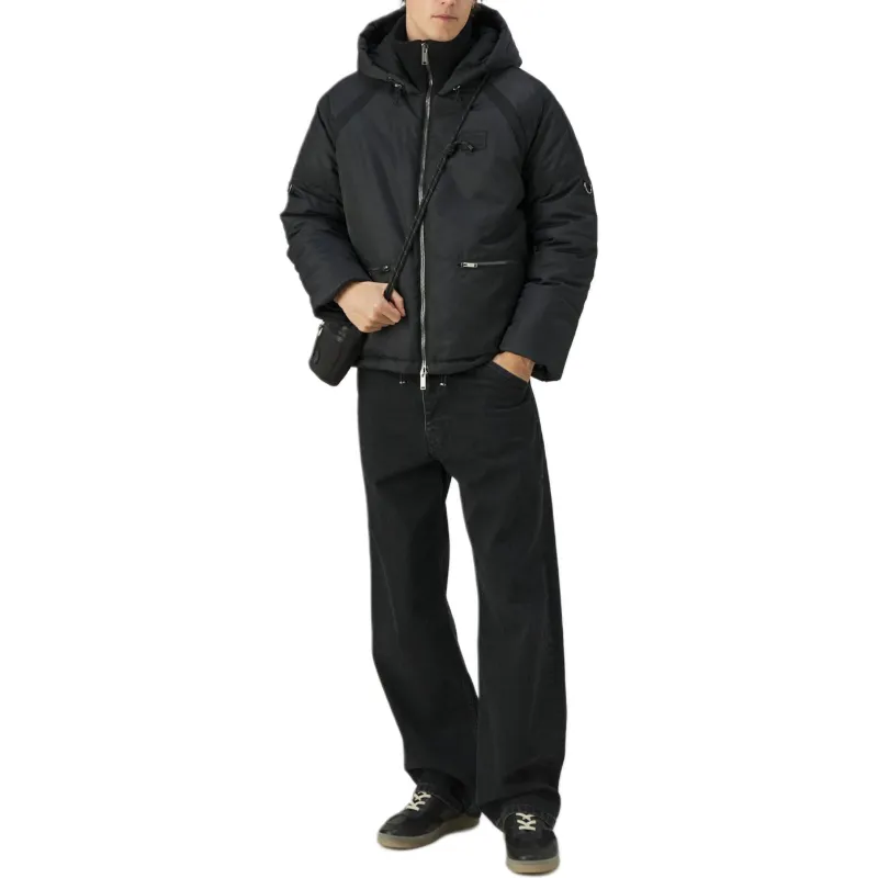 Iceberg SS24 Puffer Jacket Men's Black-1