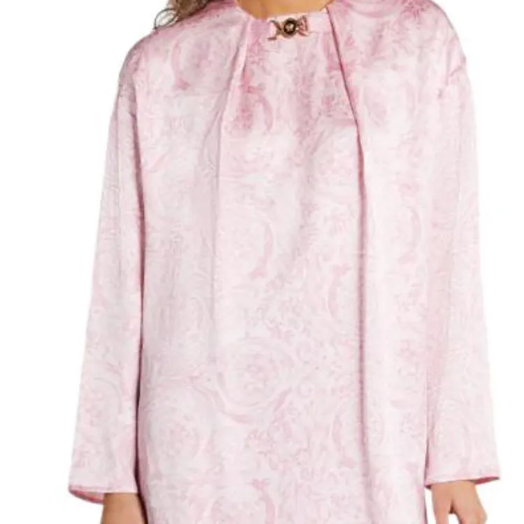 VERSACE Barocco print Silk Blouse-1