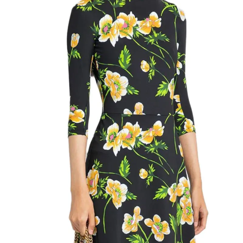 Balenciaga Floral Printed Midi Dress-3