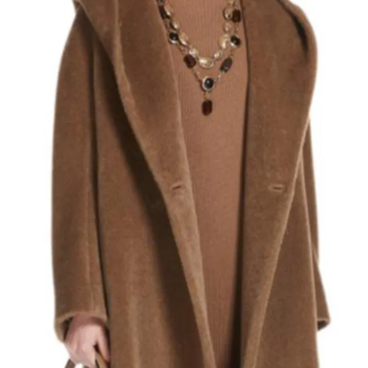 MaxMara Eliana Belted Straight Hem Coat-5