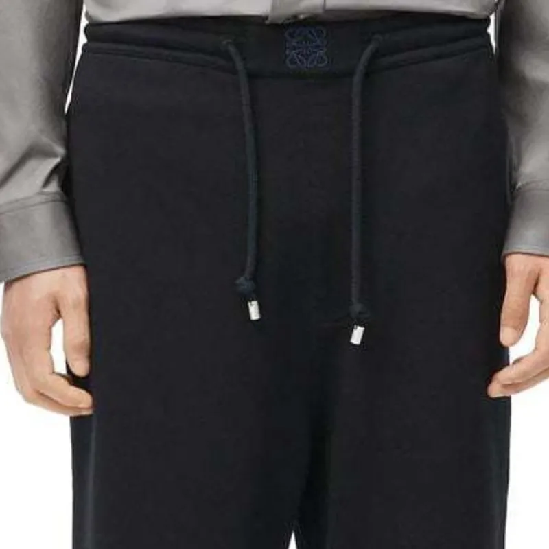 LOEWE SS24 Knitted Sweatpants Men's Black-4