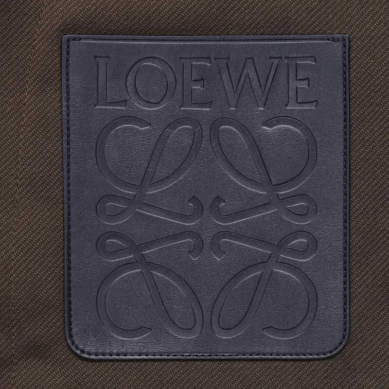LOEWE Jacket Men's Dark Olive Green-4