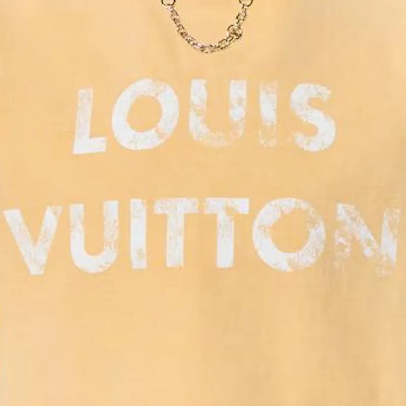 LOUIS VUITTON Vintage Effect LOUIS VUITTON Crop Top-4