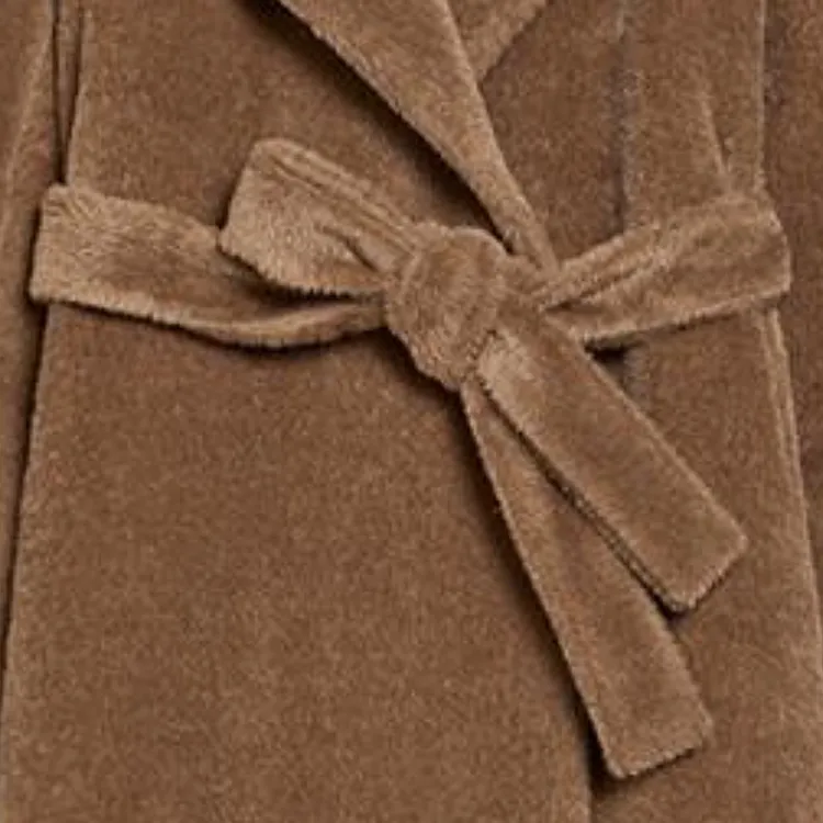MaxMara Eliana Belted Straight Hem Coat-6