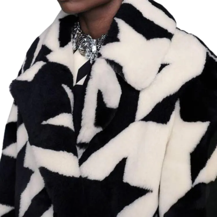 GUCCI Coats Women's Black/White-5