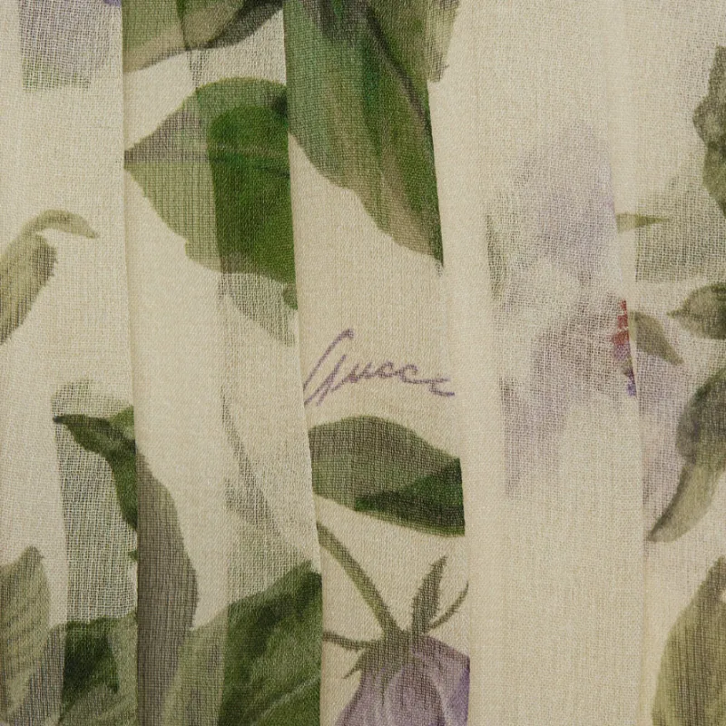 GUCCI SS23 Long-Sleeved Dresses Women's Light Purple-5