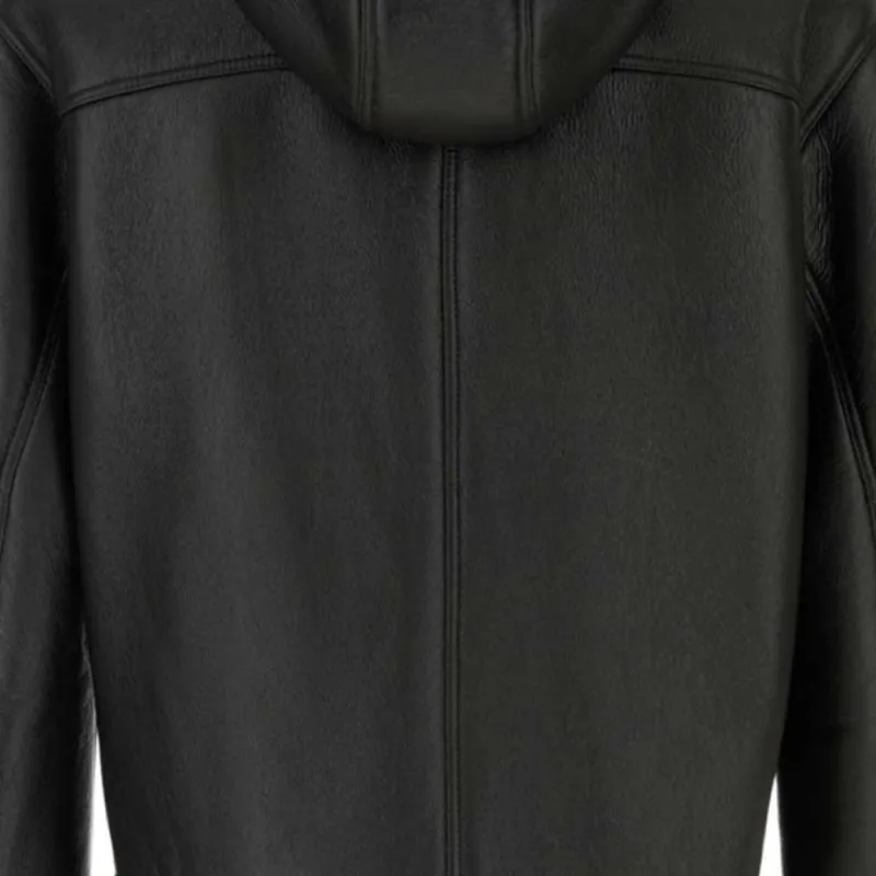 GUCCI FW24 Leather Jacket Men's Black-4