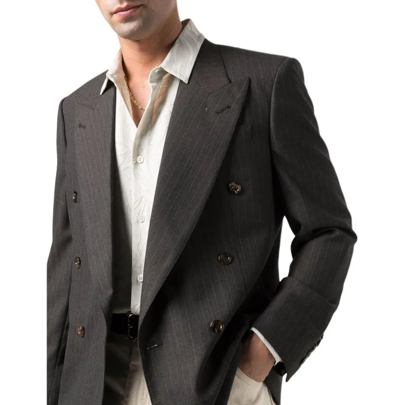 GUCCI Houndstooth Stripe Jacket-4