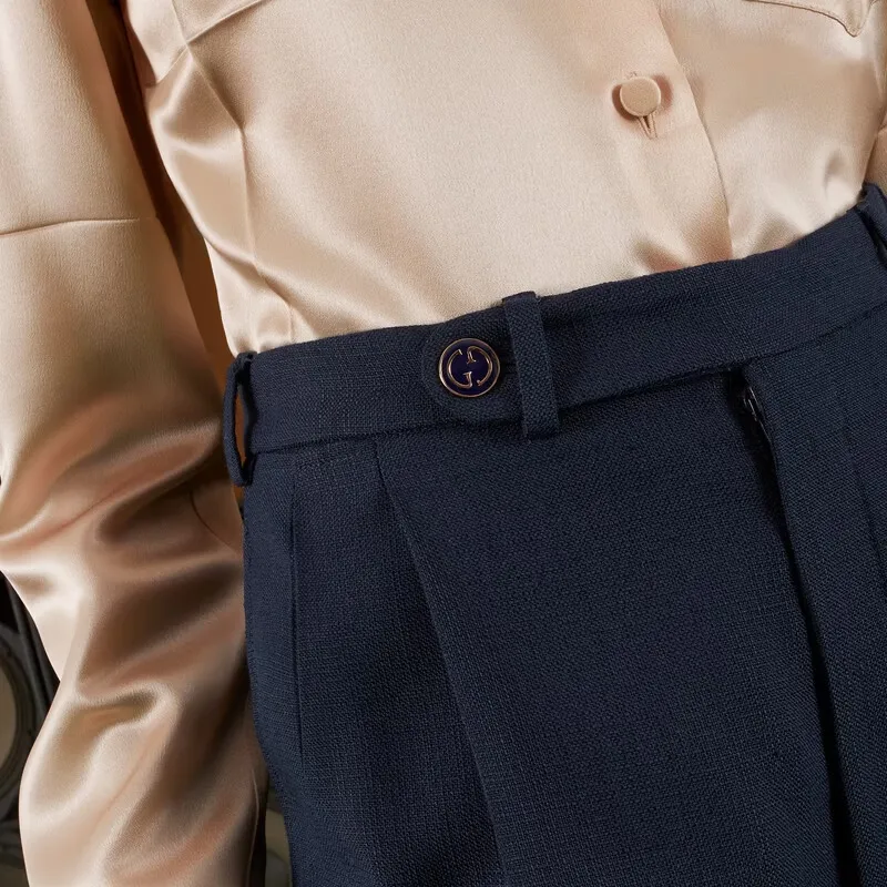 GUCCI Straight leg Trousers-4