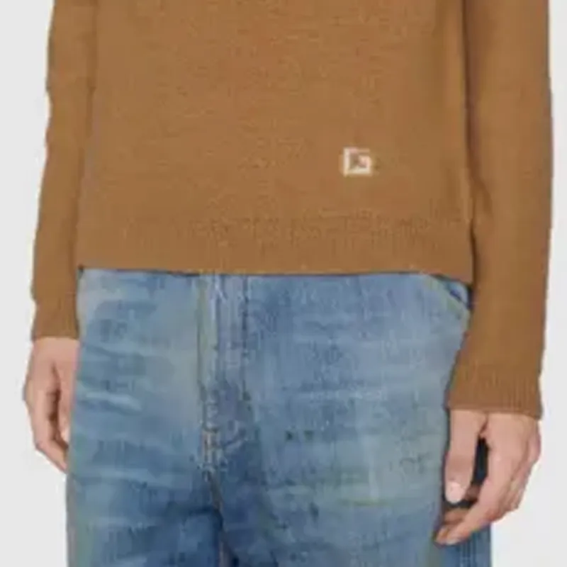GUCCI Sweaters Men Camel-4